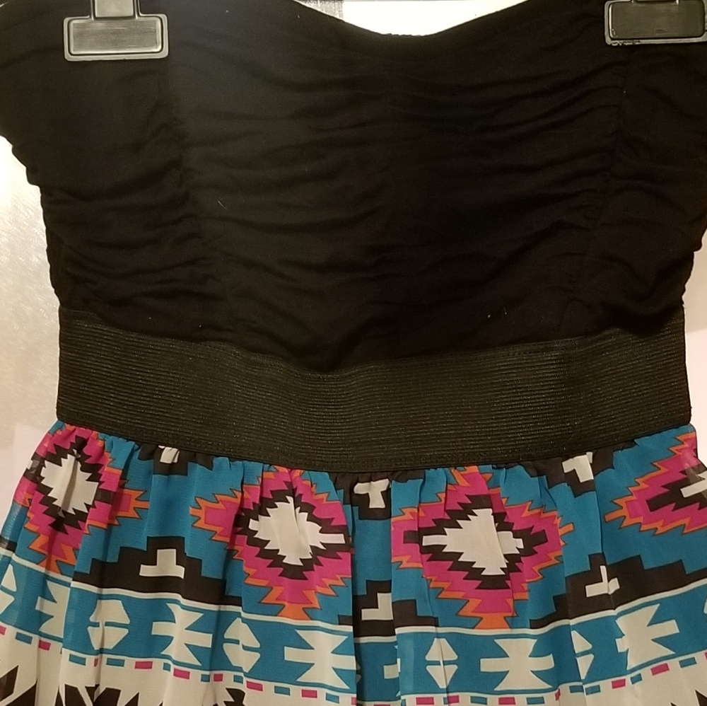 Luna Chix Aztec Mini Dress - Picture 2 of 5
